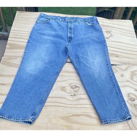 Vintage Vtg. Levis 513 Loose Fit‎ Straight Leg Jeans Men's Blue Sz. 50x30 - Picture 1 of 12